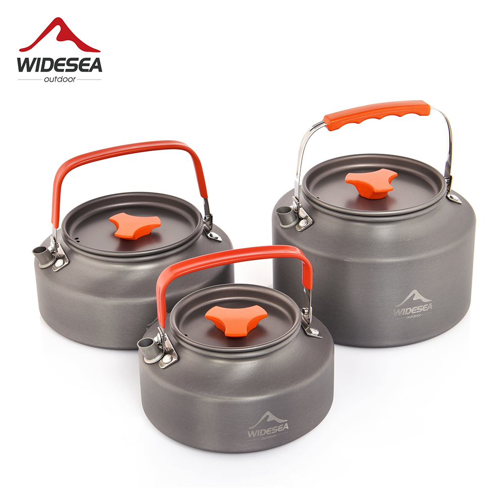 Coffee Equipment And Supplies - Widesea 1.1L 2L1.5L Camping กาต้มน้ํากาแฟกลางแจ้งกาต้มน้ําบนโต๊ะอาหารชุดปิกนิกอุปกรณ์เครื่องครัวการท่องเที่ยวเครื่องครัว