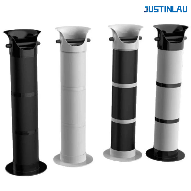 Coffee Knock Box - กล่องใส่กากกาแฟขนาดใหญ่แบบตั้งตรง JUSTINLAU ถังทิ้งกากกาแฟทรงสูง สำหรับอุปกรณ์ร้านกาแฟ