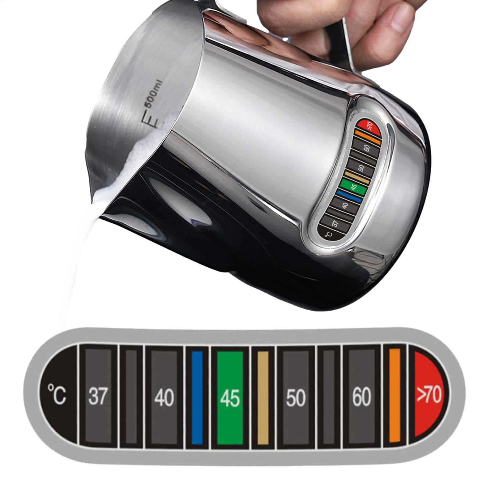Temperature Strip Thermometer - สติ๊กเกอร์แสดงอุณหภูมิ เทอร์โมมิเตอร์แบบแถบ สติ๊กเกอร์วัดอุณหภูมิแก้วกาแฟ สำหรับการหมัก บ่มไวน์ เบียร์