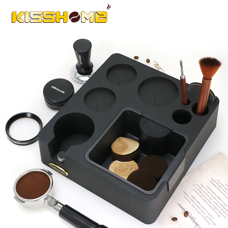 Coffee Knock Box - เครื่องชงกาแฟพร้อมกล่องใส่กาแฟขนาด51มม. 54มม. 58มม. สำหรับอุปกรณ์เสริมบาริสต้า