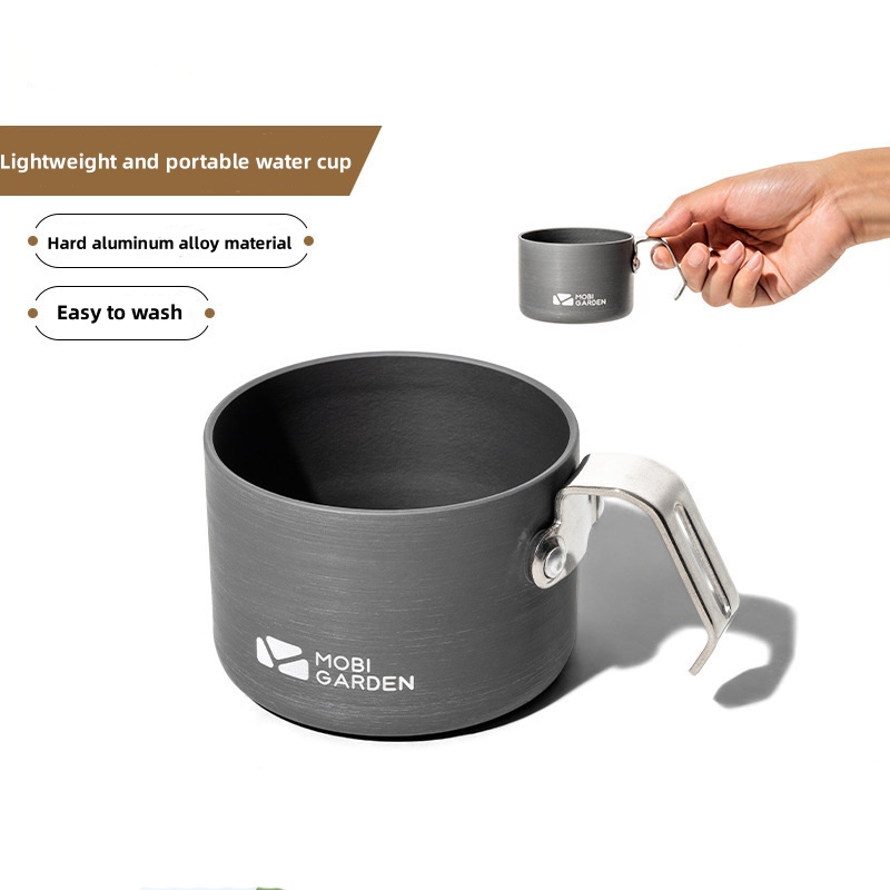 Coffee Equipment And Supplies - ถ้วยน้ําอลูมิเนียมน้ําหนักเบาเป็นพิเศษ, แก้วกาแฟ, ปิกนิกกลางแจ้ง, บนโต๊ะอาหารเดินป่า, อุปกรณ์ตั้งแคมป์, อุปกรณ์