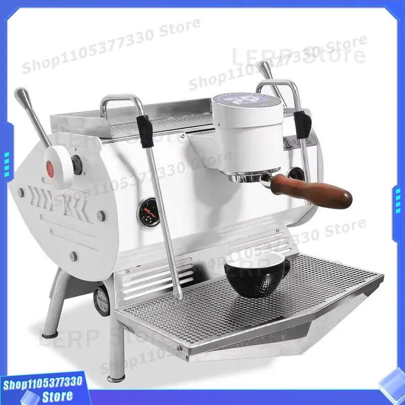 Coffee Equipment And Tools - เครื่องชงกาแฟอิตาเลียนเชิงพาณิชย์แบบหัวเดียว อุปกรณ์บาริสต้ามืออาชีพ พร้อมหน้าจอดิจิตอลสำหรับการชงกาแฟอย่างรวดเร็ว