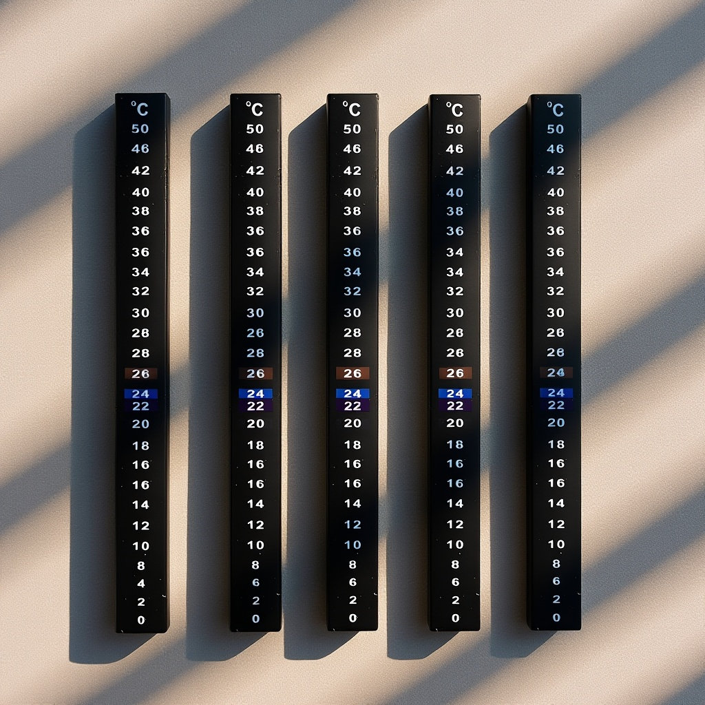 สติกเกอร์วัดอุณหภูมิสำหรับการห - Temperature Strip Thermometer บทวิจารณ์และราคา