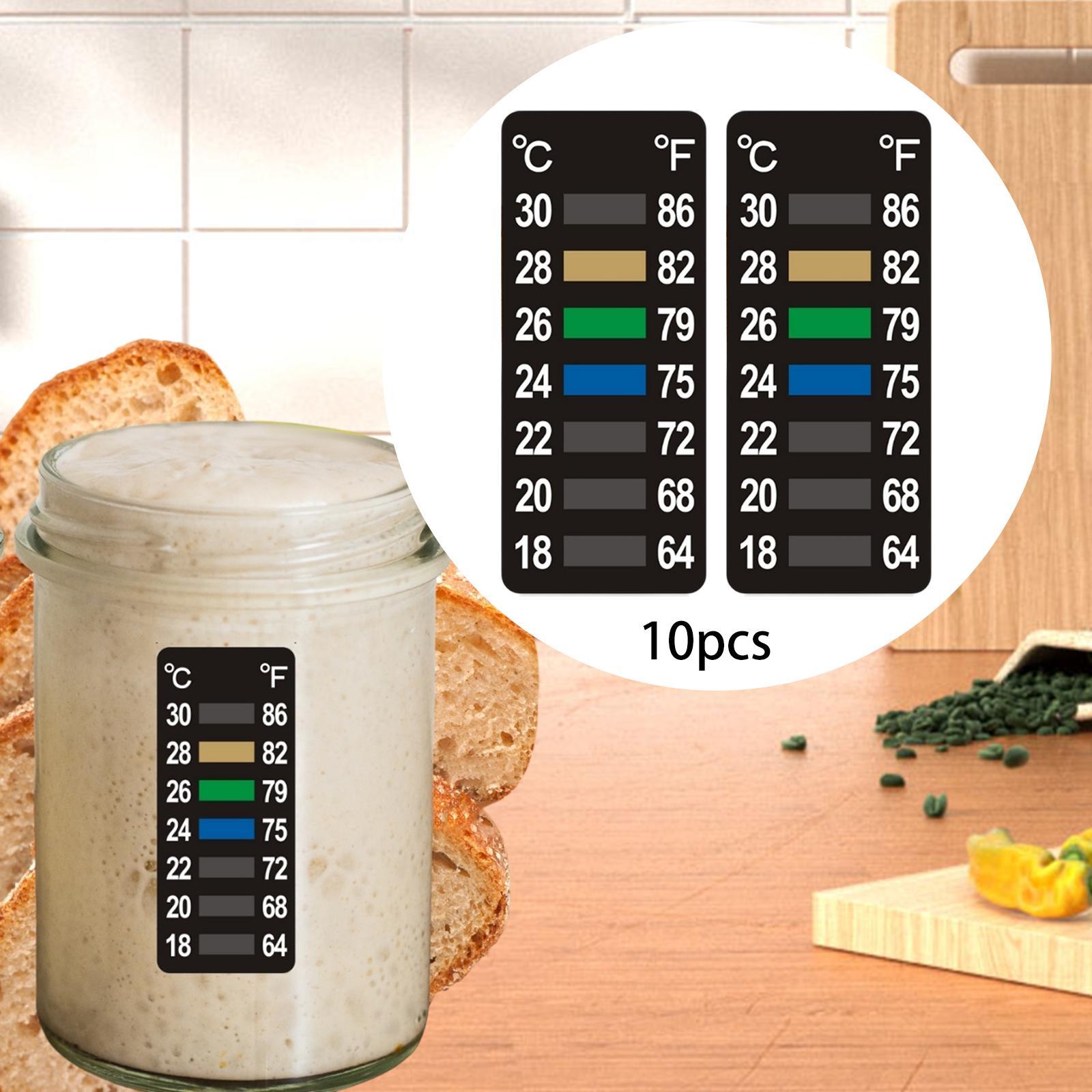 แถบวัดอุณหภูมิ 10 ชิ้น สำหรับก - Temperature Strip Thermometer บทวิจารณ์และราคา