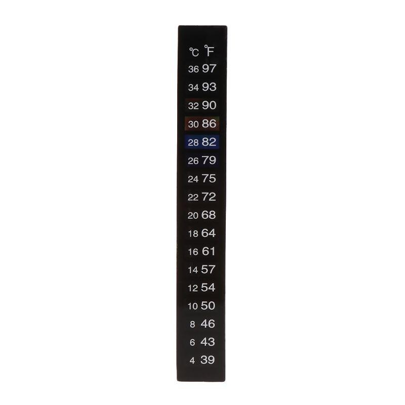 10 Pack Aquarium เครื่องวัดอุณ - Temperature Strip Thermometer บทวิจารณ์และราคา