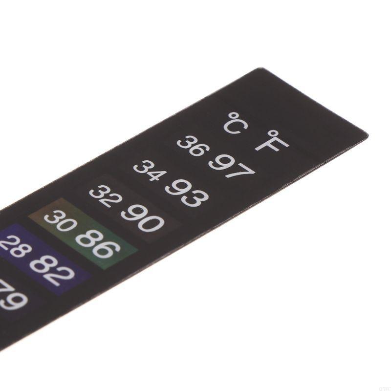 10 Pack Aquarium เครื่องวัดอุณ - Temperature Strip Thermometer บทวิจารณ์และราคา