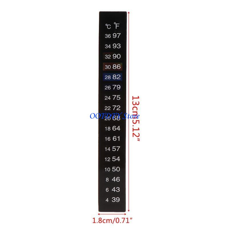 367a 10 pcs betta sticker ther - Temperature Strip Thermometer บทวิจารณ์และราคา