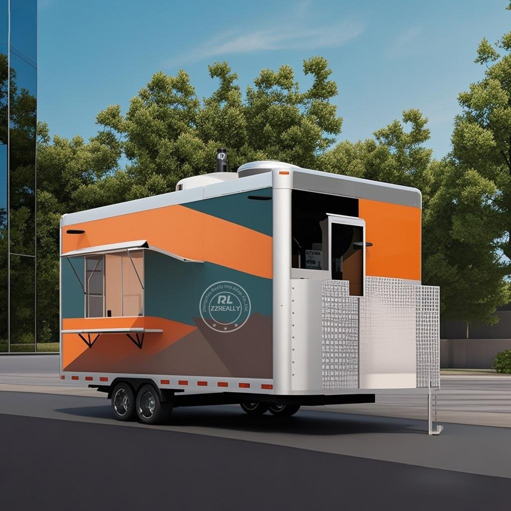 สแน็คฟาสต์ฟู้ดรถบรรทุกครัวมือถ - Mobile Coffee Van Equipment บทวิจารณ์และราคา
