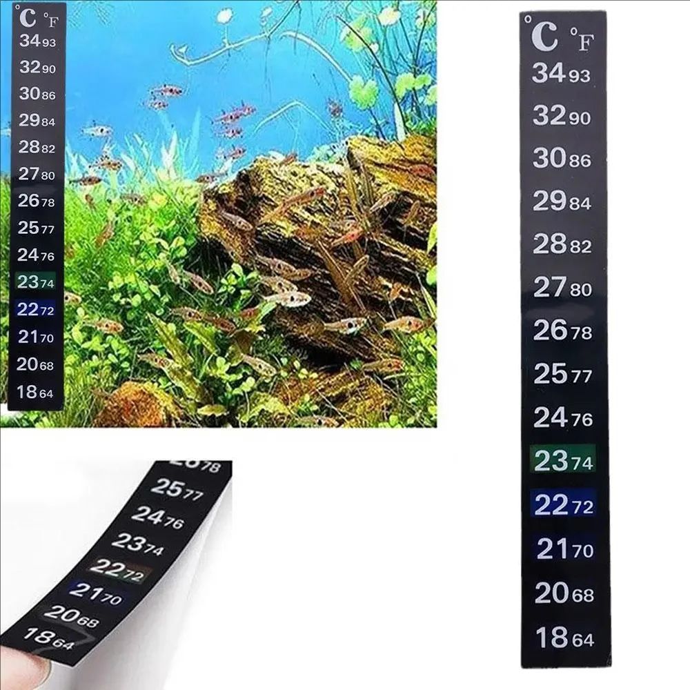 สติกเกอร์วัดอุณหภูมิแบบติดตู้ป - Temperature Strip Thermometer บทวิจารณ์และราคา