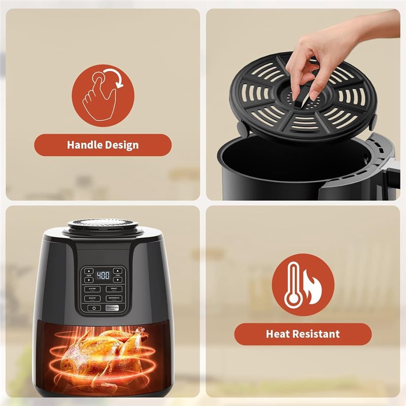 แผ่นกรองน้ำมันสำหรับหม้อทอดไร้ - Ninja Air Fryer Af101 บทวิจารณ์และราคา