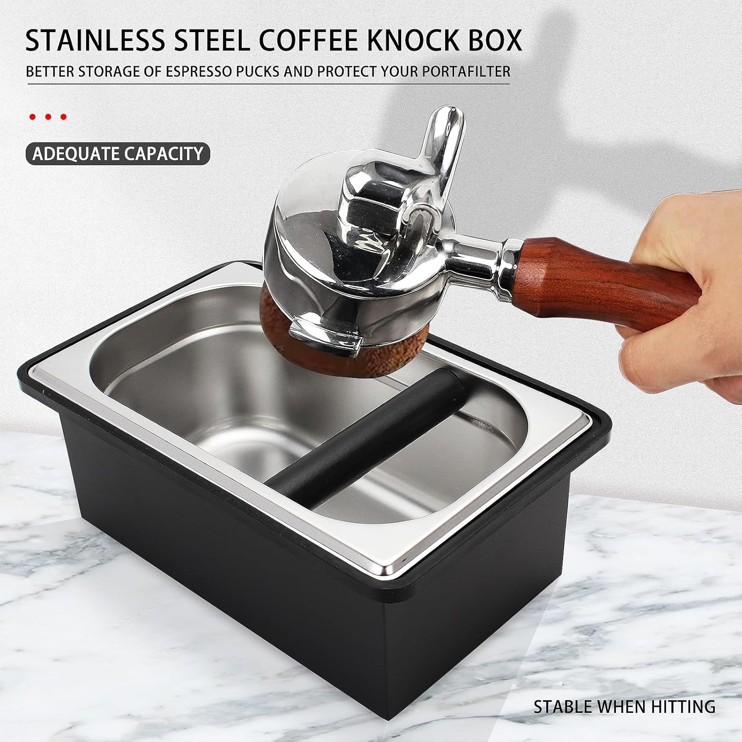 กล่องเคาะกากกาแฟ กล่องเคาะกากเ - Coffee Knock Box บทวิจารณ์และราคา