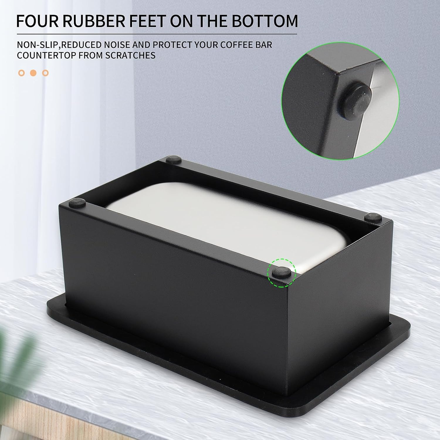 กล่องเคาะกากกาแฟ กล่องเคาะกากเ - Coffee Knock Box บทวิจารณ์และราคา