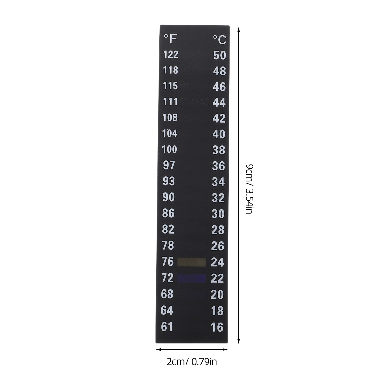 สติกเกอร์วัดอุณหภูมิขวดน้ำสำหร - Temperature Strip Thermometer บทวิจารณ์และราคา