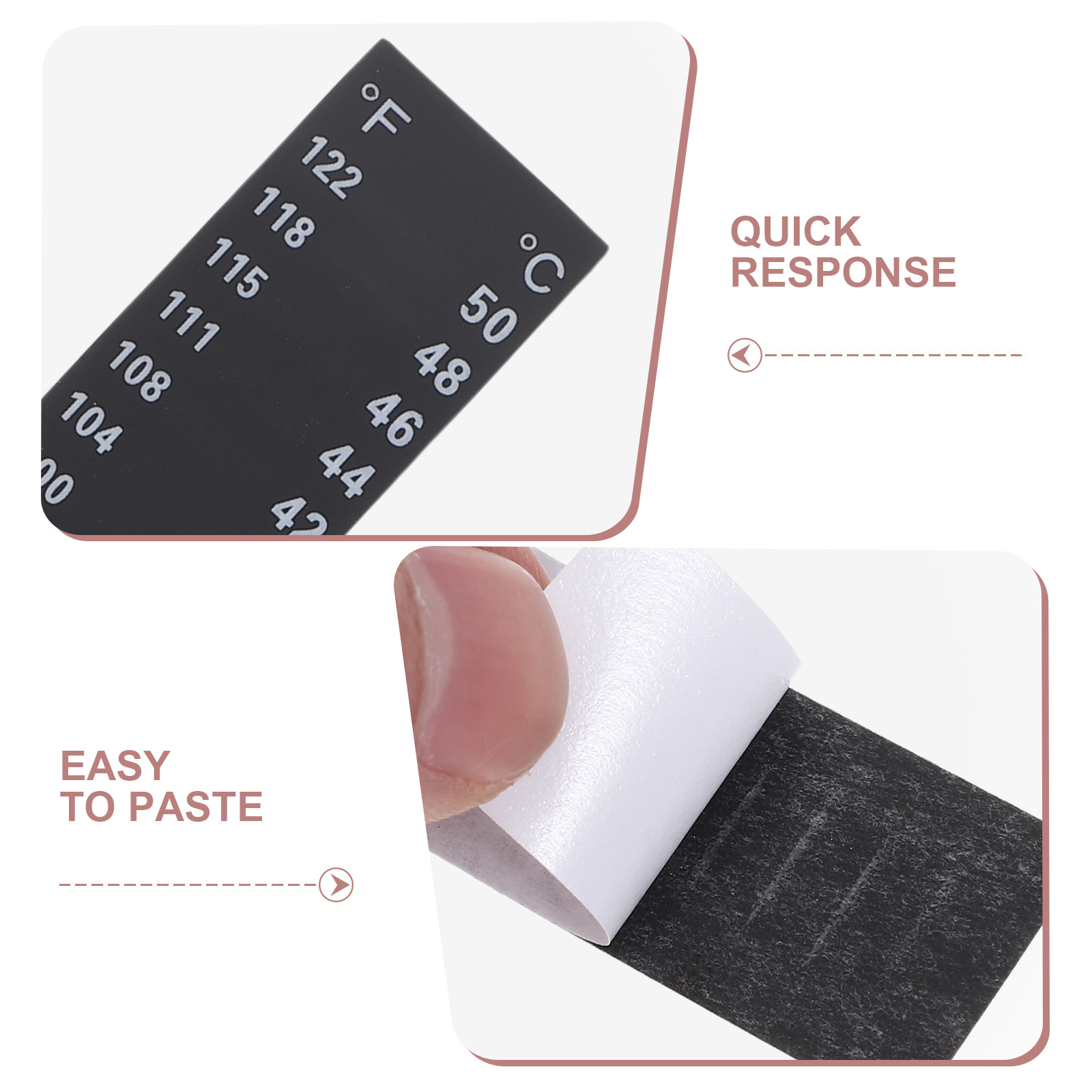 สติกเกอร์วัดอุณหภูมิขวดน้ำสำหร - Temperature Strip Thermometer บทวิจารณ์และราคา