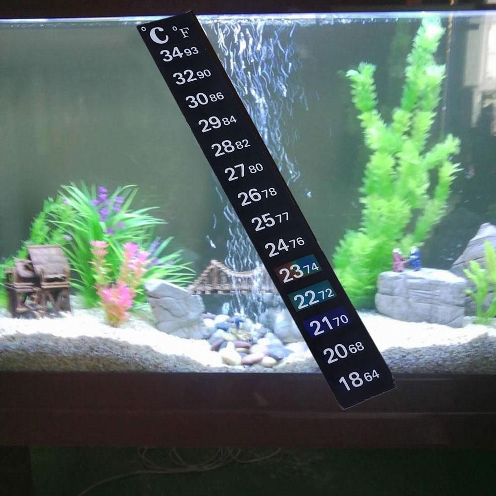 เทอร์โมมิเตอร์แบบติดตู้ปลา ดิจ - Temperature Strip Thermometer บทวิจารณ์และราคา