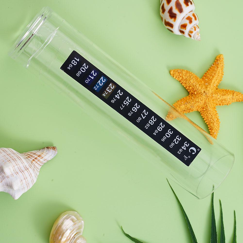 เทอร์โมมิเตอร์แบบติดตู้ปลา ดิจ - Temperature Strip Thermometer บทวิจารณ์และราคา