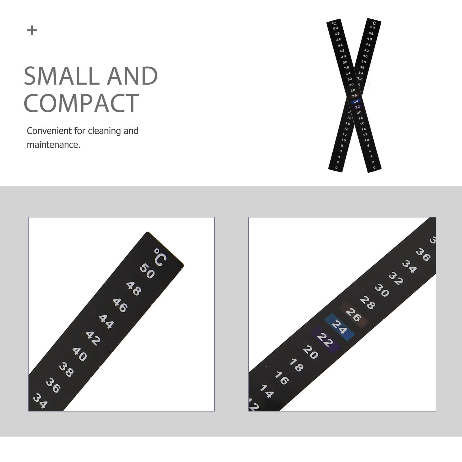 สติกเกอร์วัดอุณหภูมิสำหรับการห - Temperature Strip Thermometer บทวิจารณ์และราคา