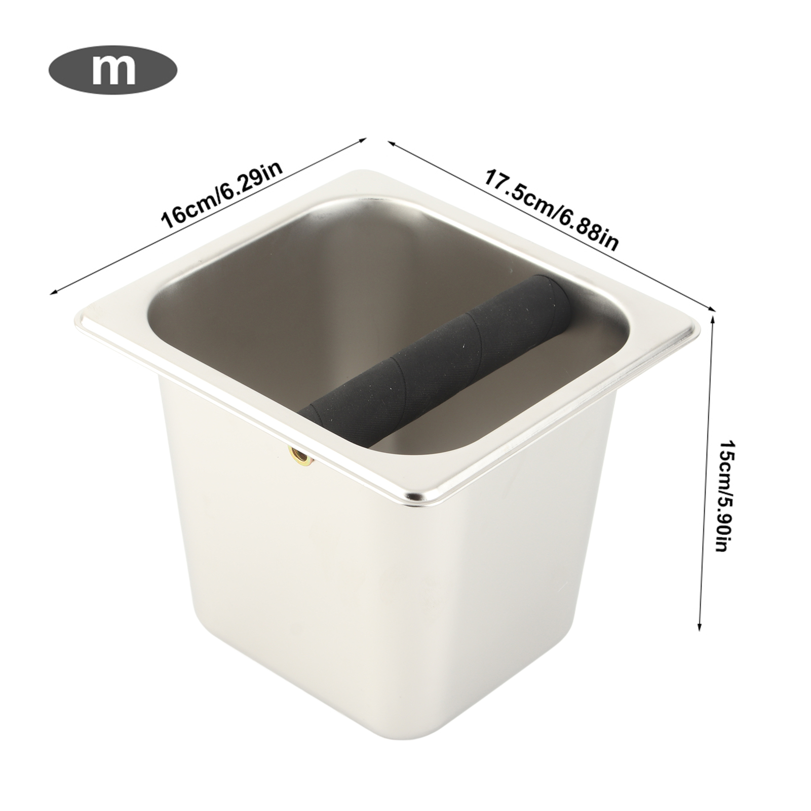 กล่องทิ้งกากกาแฟสแตนเลสเกรดอาห - Coffee Knock Box บทวิจารณ์และราคา