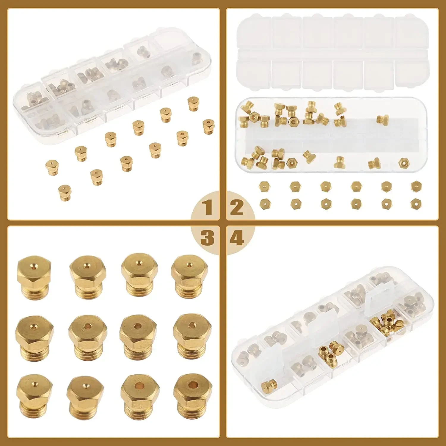 36 PCS/1 กล่องทองเหลือง LP แก๊ - Steam Wand Tip บทวิจารณ์และราคา