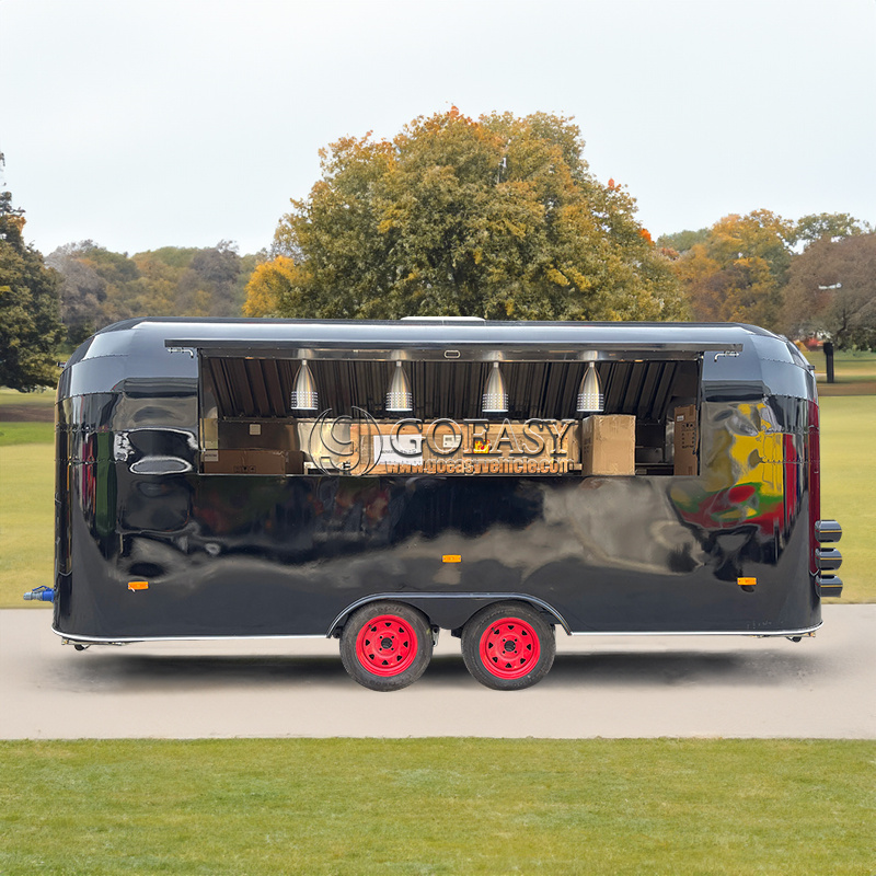 รถบรรทุกอาหารกาแฟ รถเข็นสุนัขร - Mobile Coffee Van Equipment บทวิจารณ์และราคา
